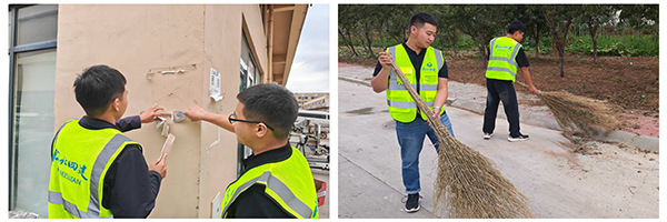 三分公司鹿泉職教中心項(xiàng)目開(kāi)展“清潔環(huán)境”志愿服務(wù)活動(dòng)